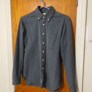 Taylor Stitch - The jack button down shirt in roped indigo - size 38